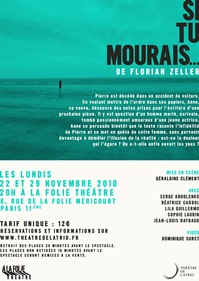 Affiche (verso) Si tu Mourais